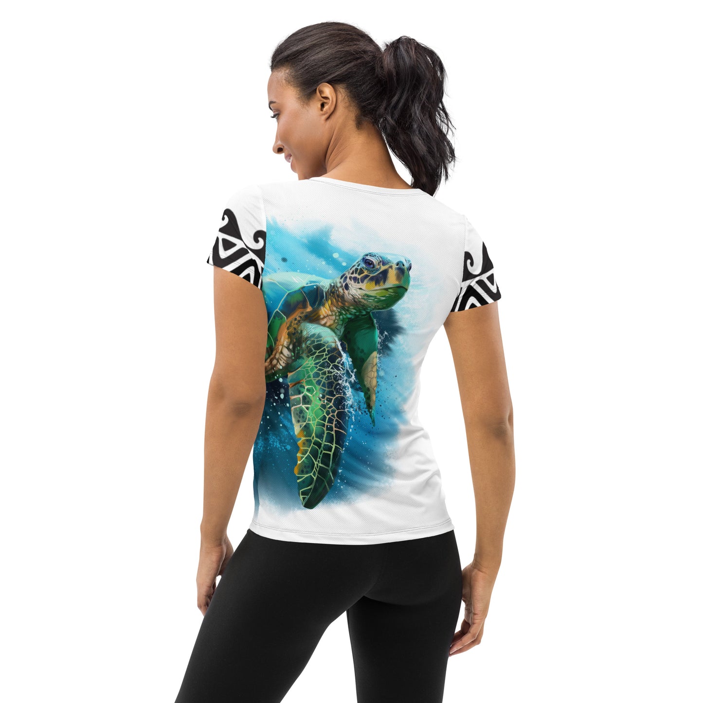 All-Over Print Women's Athletic T-shirt