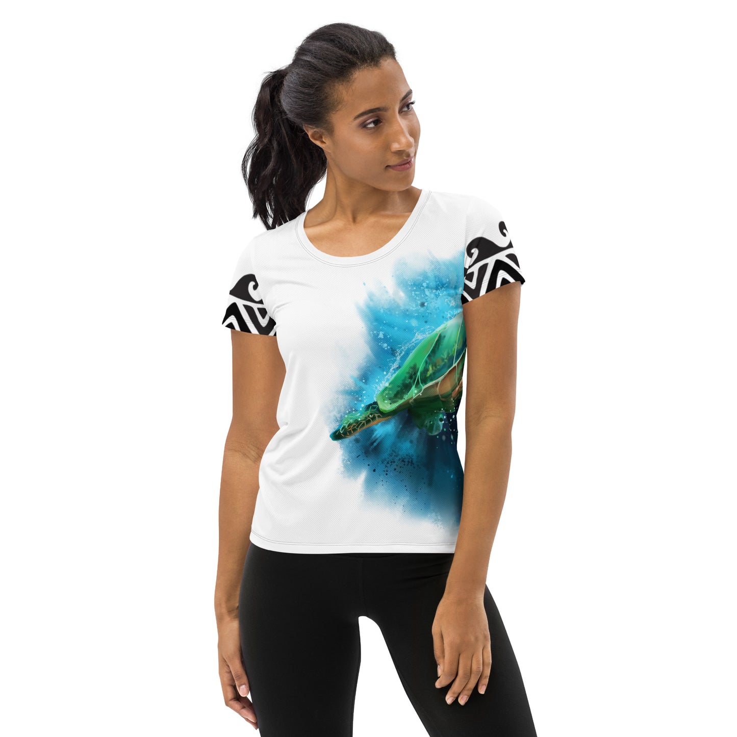 All-Over Print Women's Athletic T-shirt