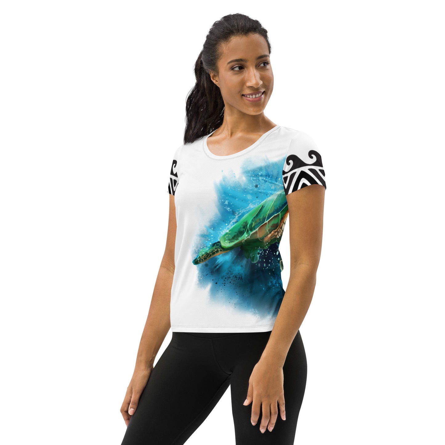 All-Over Print Women's Athletic T-shirt