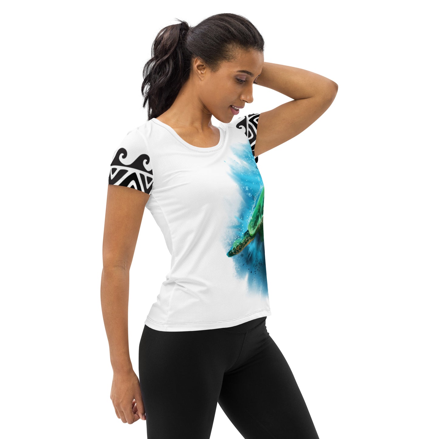 All-Over Print Women's Athletic T-shirt