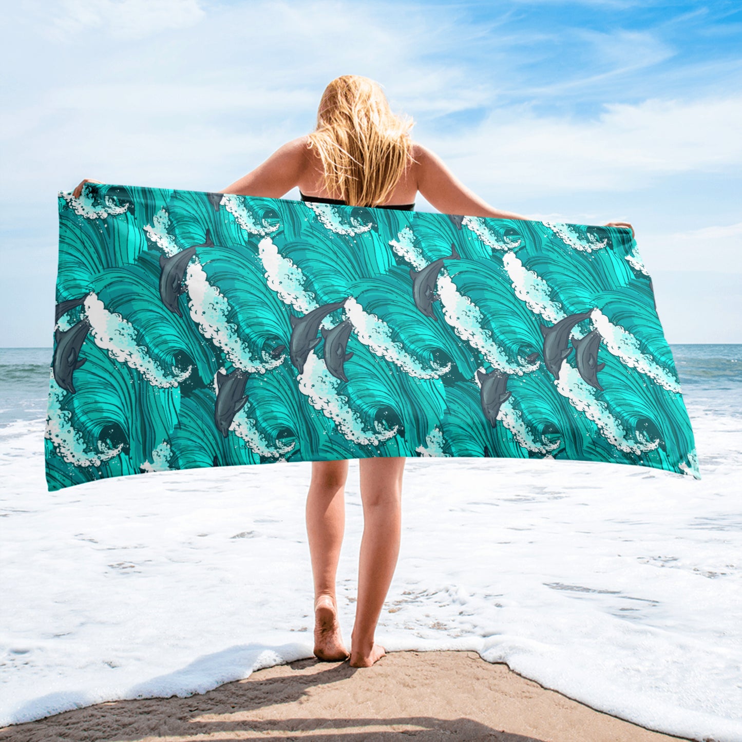 Dolphin Beach Towel