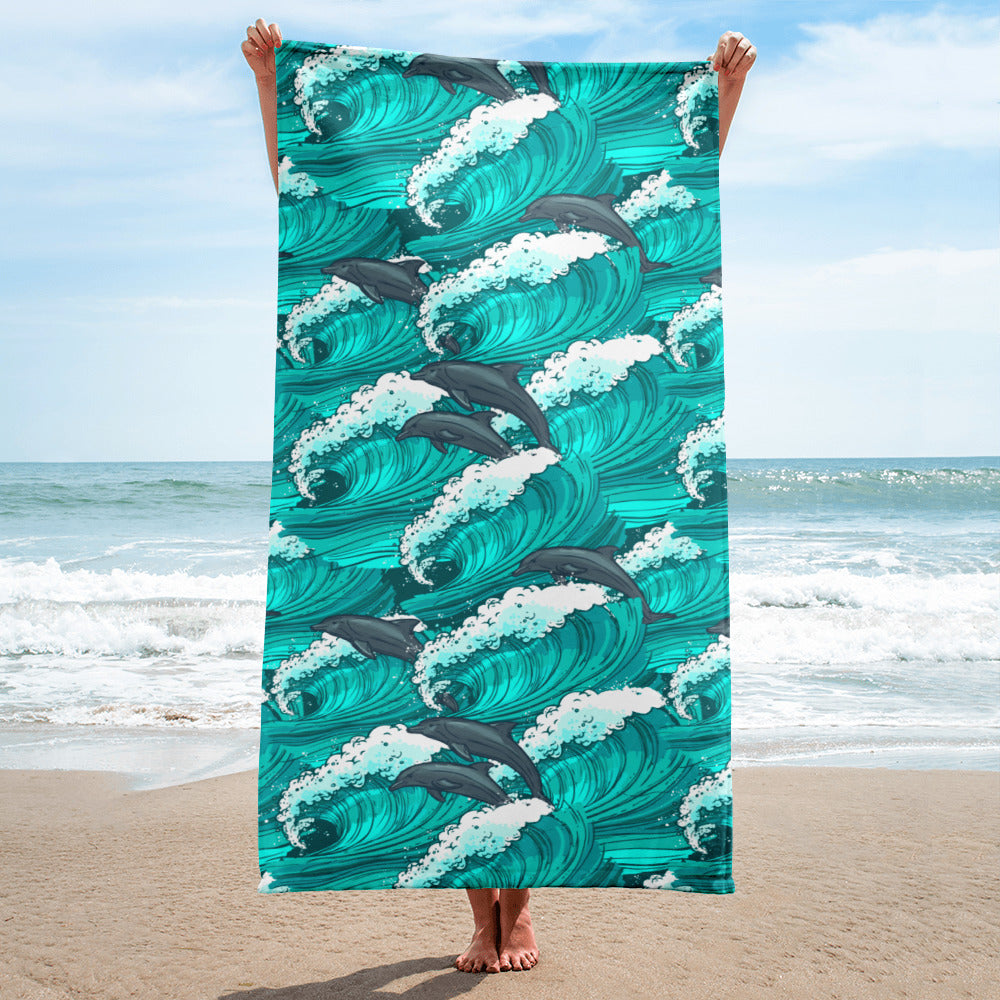 Dolphin Beach Towel